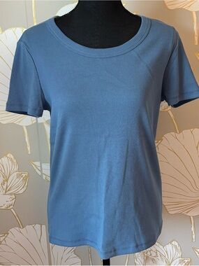 Market & Spruce Short-Sleeve Ribbed Tee